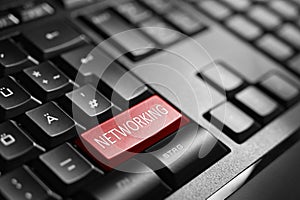 Networking, Keyboard button enter symbol