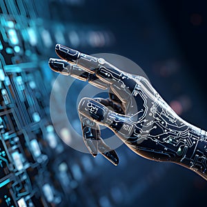 Networks and artificial intelligence technology or Chatbot Chat AI to create futuristic connectivity and global innovation to