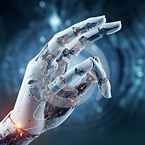 Networks and artificial intelligence technology or Chatbot Chat AI to create futuristic connectivity and global innovation to