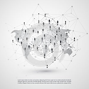 Networks - Business Connections - Social Media Concept Design