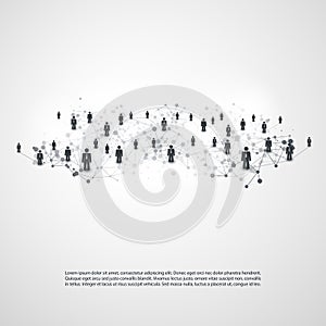 Networks - Business Connections - Social Media Concept Design