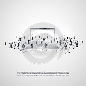 Networks - Business Connections - Social Media Concept Design