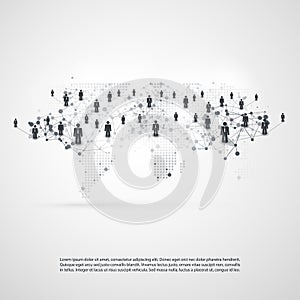 Networks - Business Connections - Social Media Concept Design