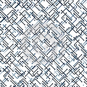 Networks, Connections - Mesh Pattern - Abstract Vector Background