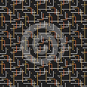 Networks, Connections - Mesh Pattern - Abstract Vector Background