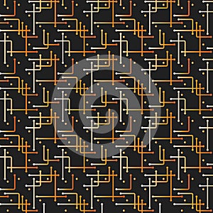 Networks, Connections - Mesh Pattern - Abstract Vector Background