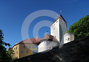 Neuburg Castle on the Inn River