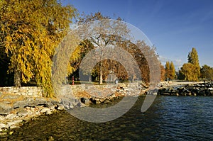 Neuchatel town quay photo