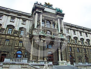 Neue Burg, Wien Incomplete 19th century palace wing hosting Kunsthistorisches Museum collections - Vienna, Austria