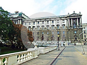 Neue Burg, Wien Incomplete 19th century palace wing hosting Kunsthistorisches Museum collections - Vienna, Austria