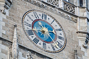 Neues Rathaus building in Munich, Germany