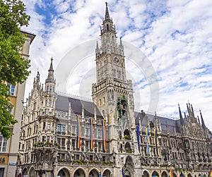 The Neues Rathaus in Munich, Germany, Europe