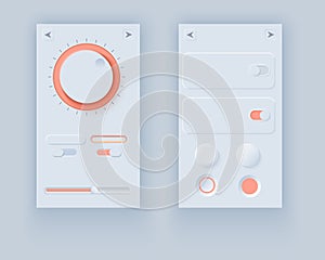 Neumorph UI kit