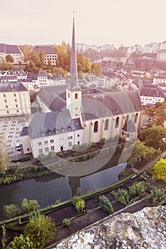 Neumunster Abbey in Luxembourg City