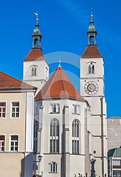 Neupfarrkirche church in Regensburg photo
