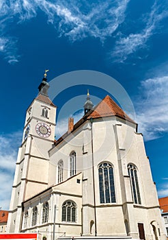 Neupfarrkirche Church in Regensburg, Germany