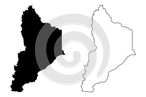 Neuquen map vector