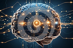Neural circuit and cyber brain in quantum computing and artificial intelligence technology