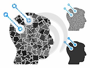 Neural interface connectors Composition Icon of Unequal Items