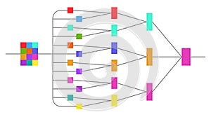 Neural net. Neuron network.