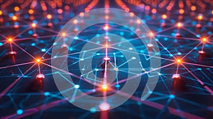 Neural Network Connection: Abstract Technology Background