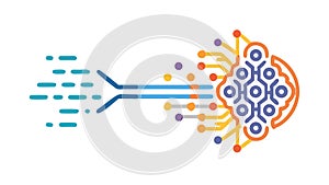 Neural Network and Data Processing, vector design Generative AI