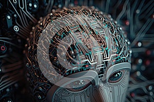 neural network of electronic brain