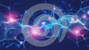 Neural network forming intricate connections transmitting light signals