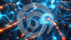 Neural network forming new connections in an artificial intelligence brain