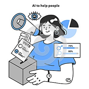 Neural network helping people in analysis of sociological surveys