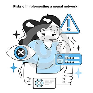 Neural network implementation risks. Self-learning computing system