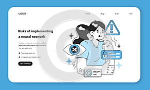 Neural network implementation risks. Self-learning computing system