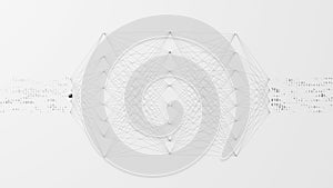 Neural network model, LLM structure backdrop. AI big data processing technological concept. Machine learning abstract
