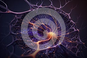 neural network simulation, with real-time processing and visualization of its internal workings