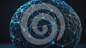 Neural Network Sphere: Abstract AI and Data Connection