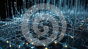 Neural Network Visualization on Transparent Digital Display