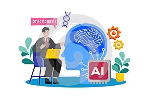 Neural networks simulate human brain for AI learning