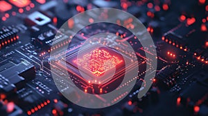 neural pulsating AI chip