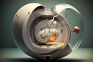 Neurologic technology artificial brain in capsule