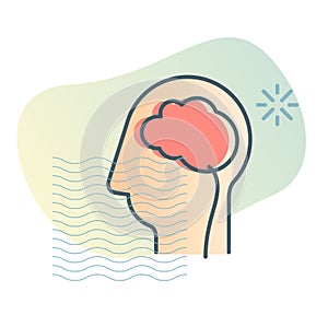 Neurological Affect on Brain due to Covid-19 - Icon