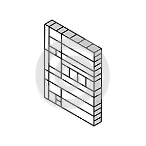 neurological chart isometric icon vector illustration