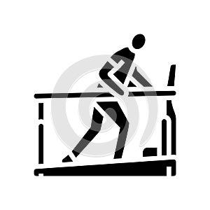 neurological rehabilitation glyph icon vector illustration