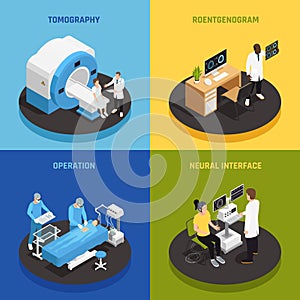 Neurology Concept Icons Set