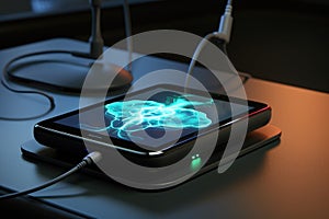 neuromodulation device charging on a wireless pad