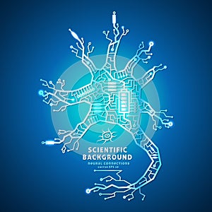 Neuron as an electrical circuit