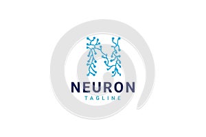 Neuron Logo Design Template