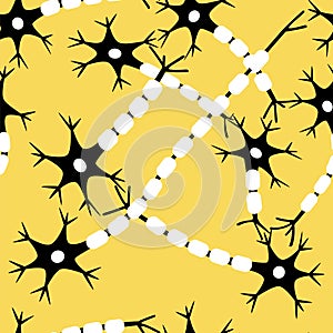 Neuron seamless pattern