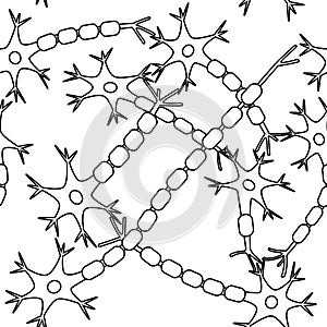 Neuron seamless pattern