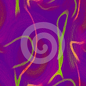 Neuron System. Abstract Texture. Neuron System Picture. Funky Ornate Artwork. Anatomic Fractal Print. Psychedelic Colorful Art.