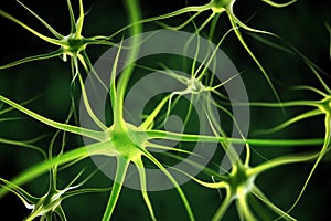 Neurons abstract background